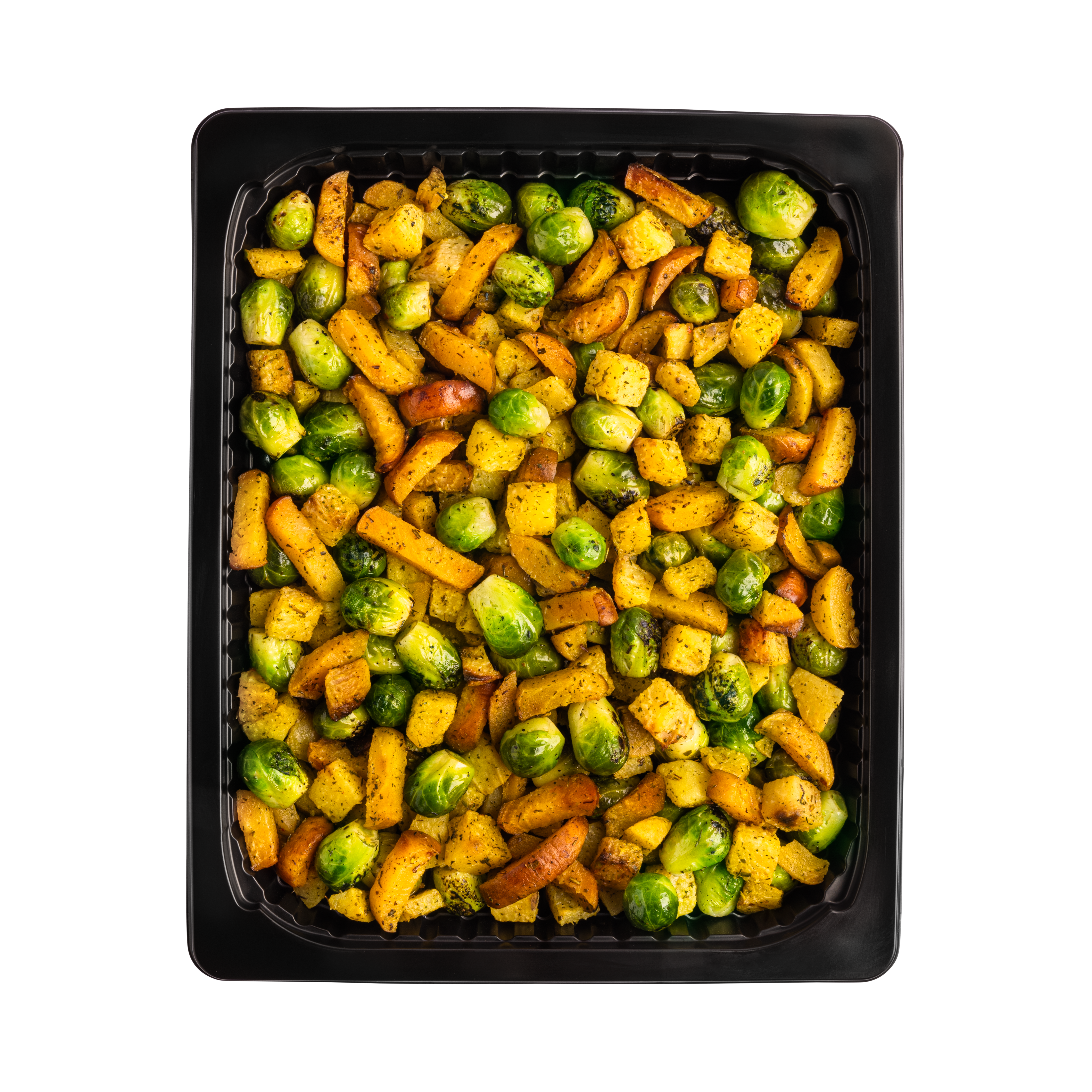 Gastroschaal - Gegrilde spruiten met gele biet en koolrabi-1